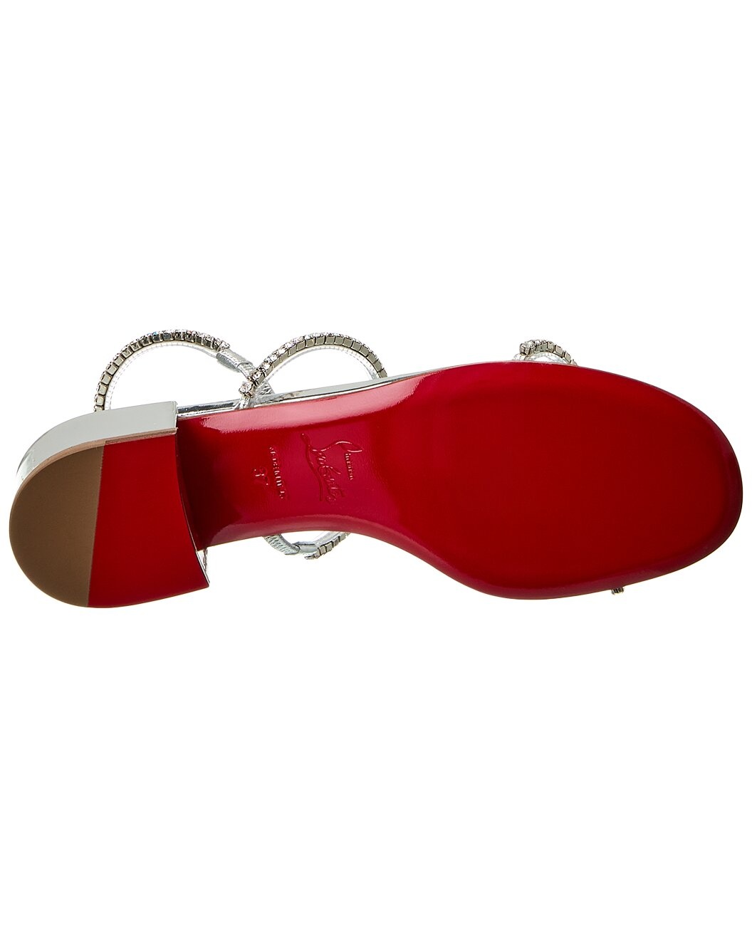 Christian Louboutin Simple Queenie 25 Leather Slingback Sandal - 4