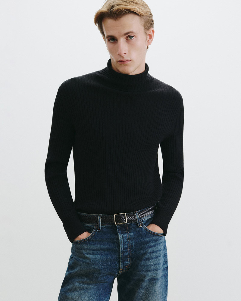 NILI LOTAN COLE CASHMERE TURTLENECK SWEATER outlook