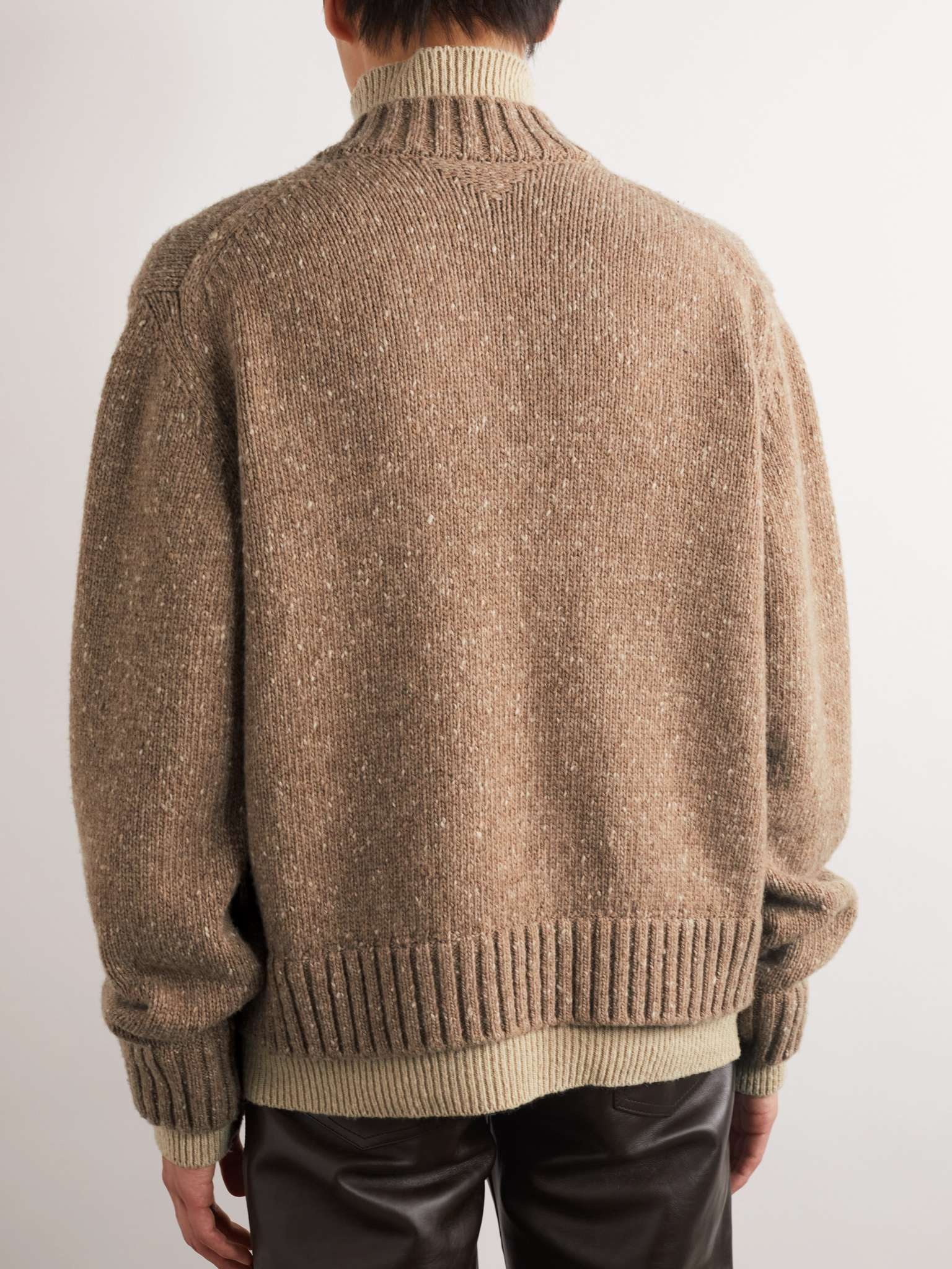 Layered Wool Sweater - 3