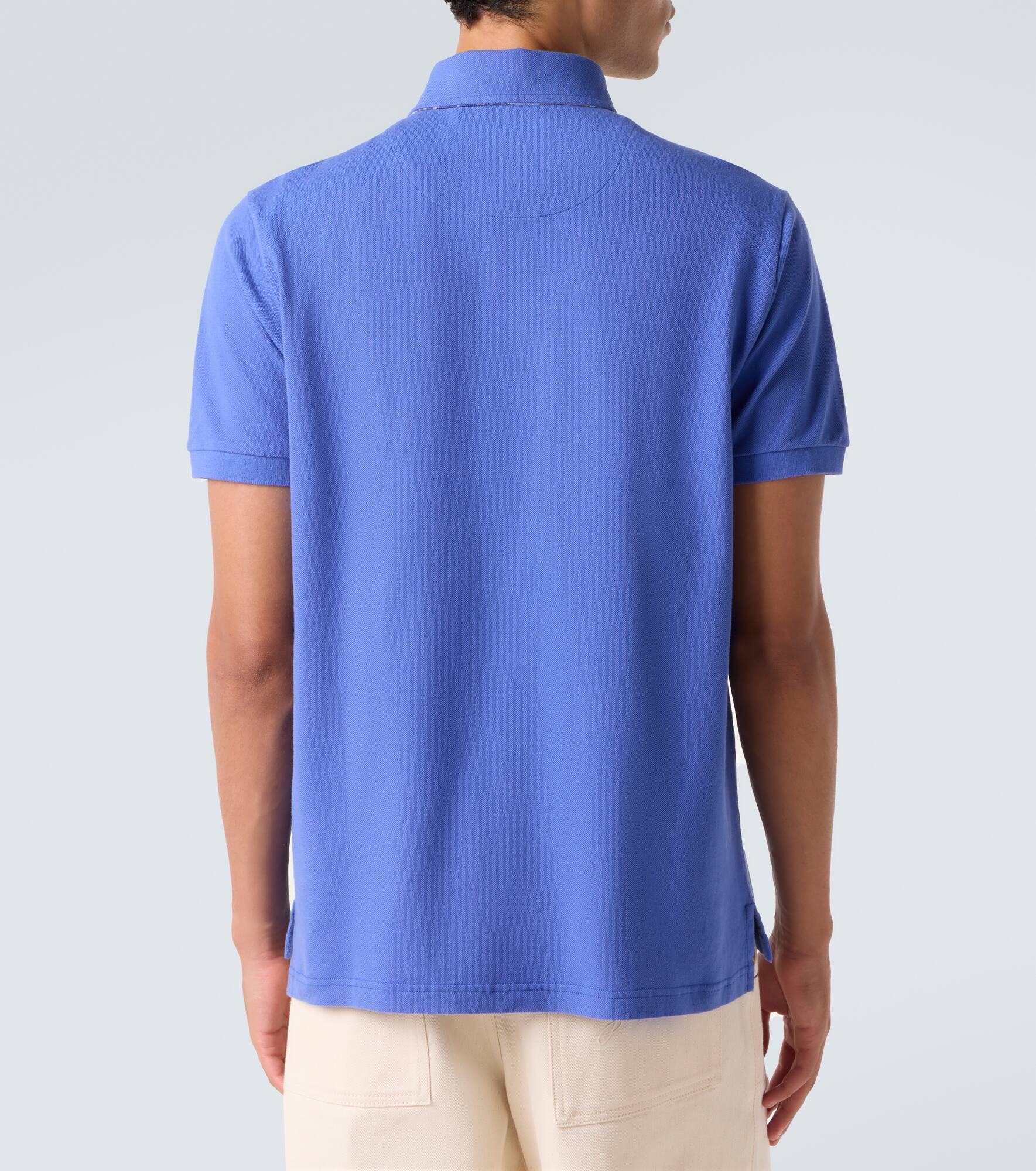 Pegaso cotton piqué polo shirt - 4