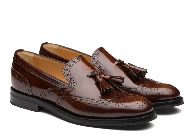 Church's Tamaryn 2
Polished Fumè Brogue Loafer Tabac outlook