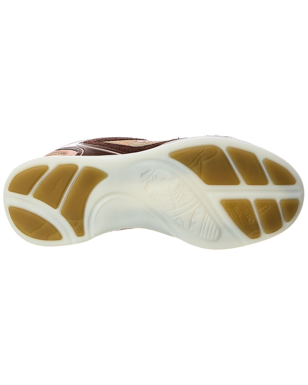 Burberry Check Mesh & Suede Sneaker - 4