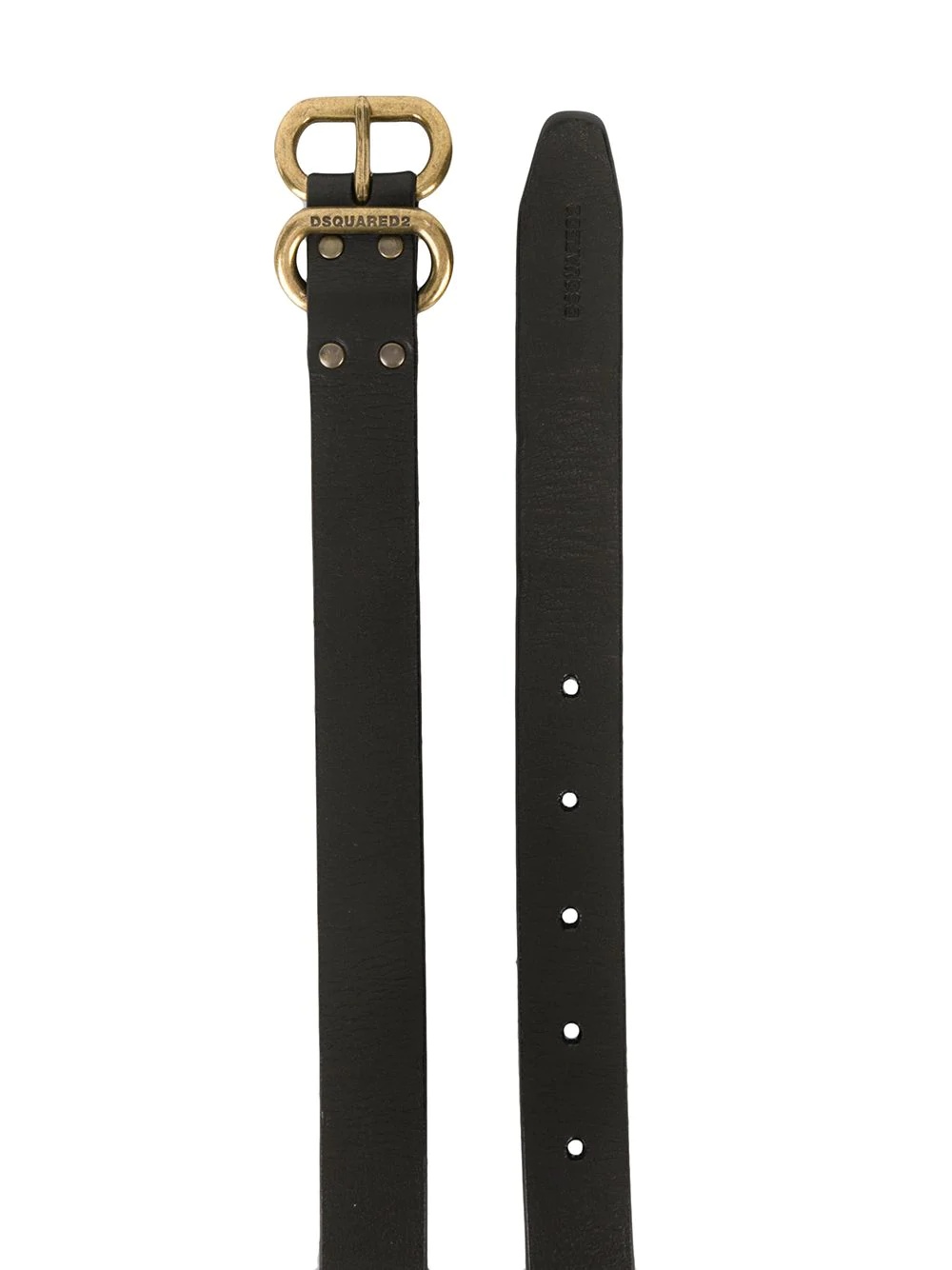 double buckle belt - 2