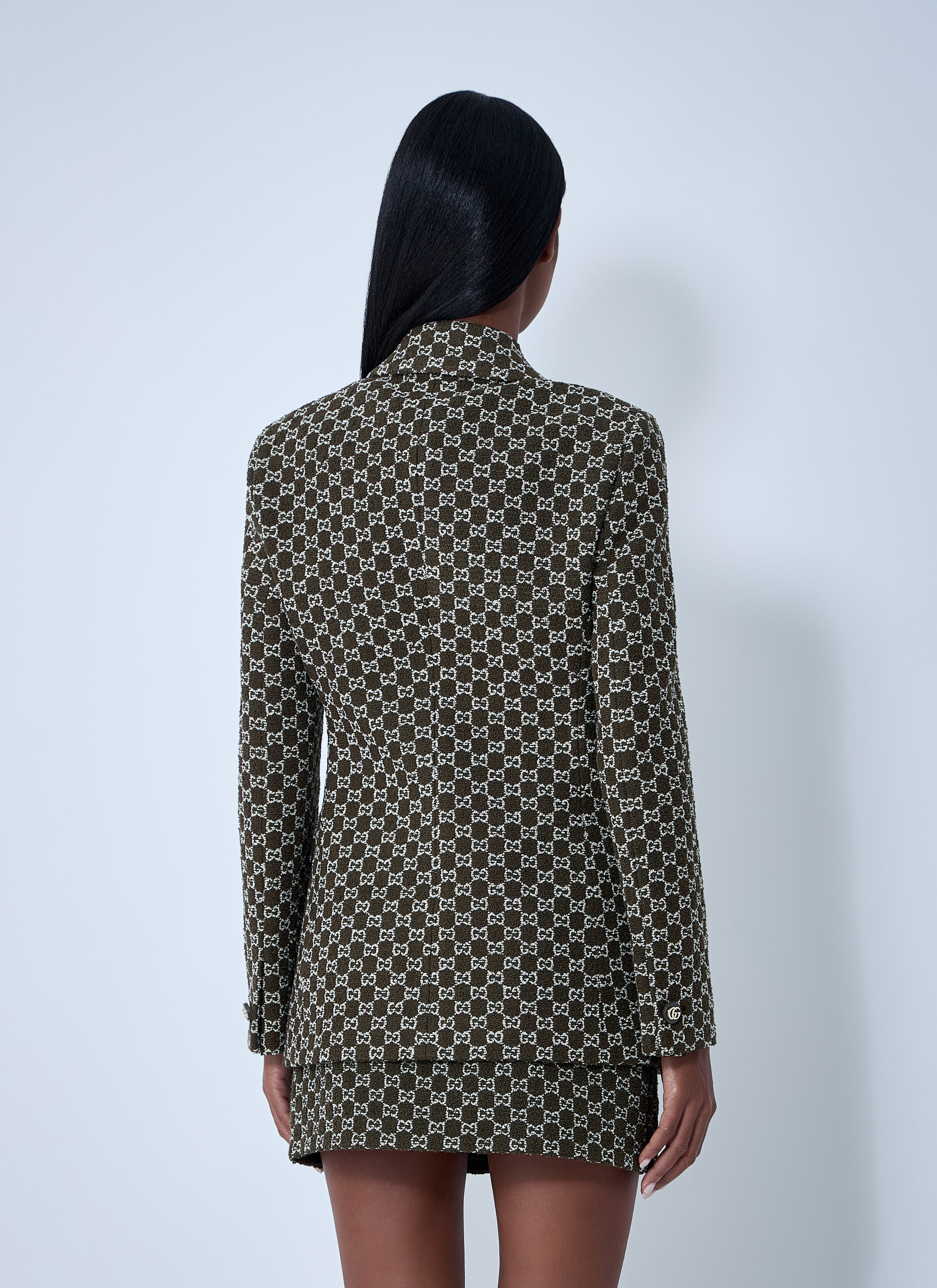 Gucci Women Gg Bouclé Jacket - 4
