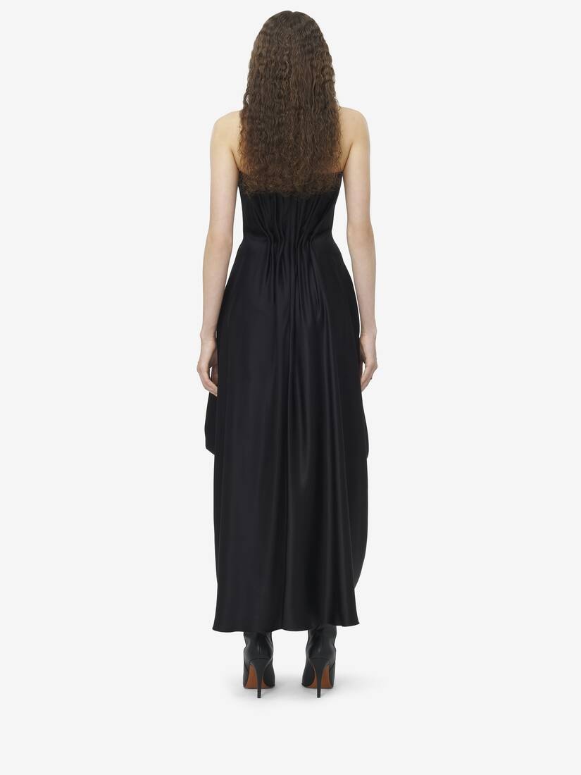 Draped Evening Dress - 4