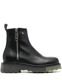 Off-White sponge-effect ankle boots | REVERSIBLE