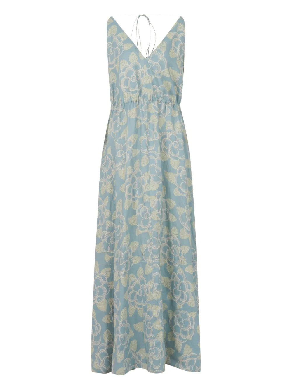 floral-pattern maxi dress - 1