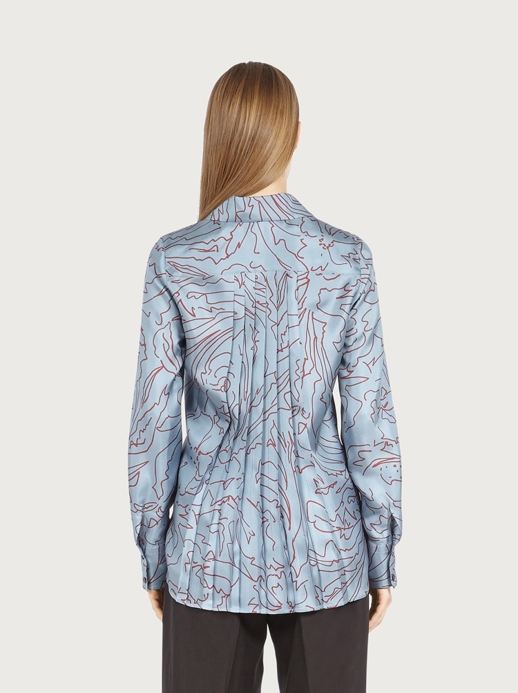 PRINTED SILK SHIRT - 3
