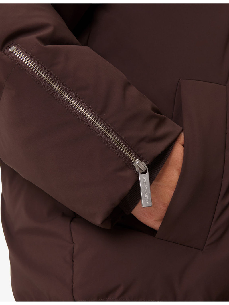 Nimbus Cloud Longline Shell-Down Puffer Coat 5
