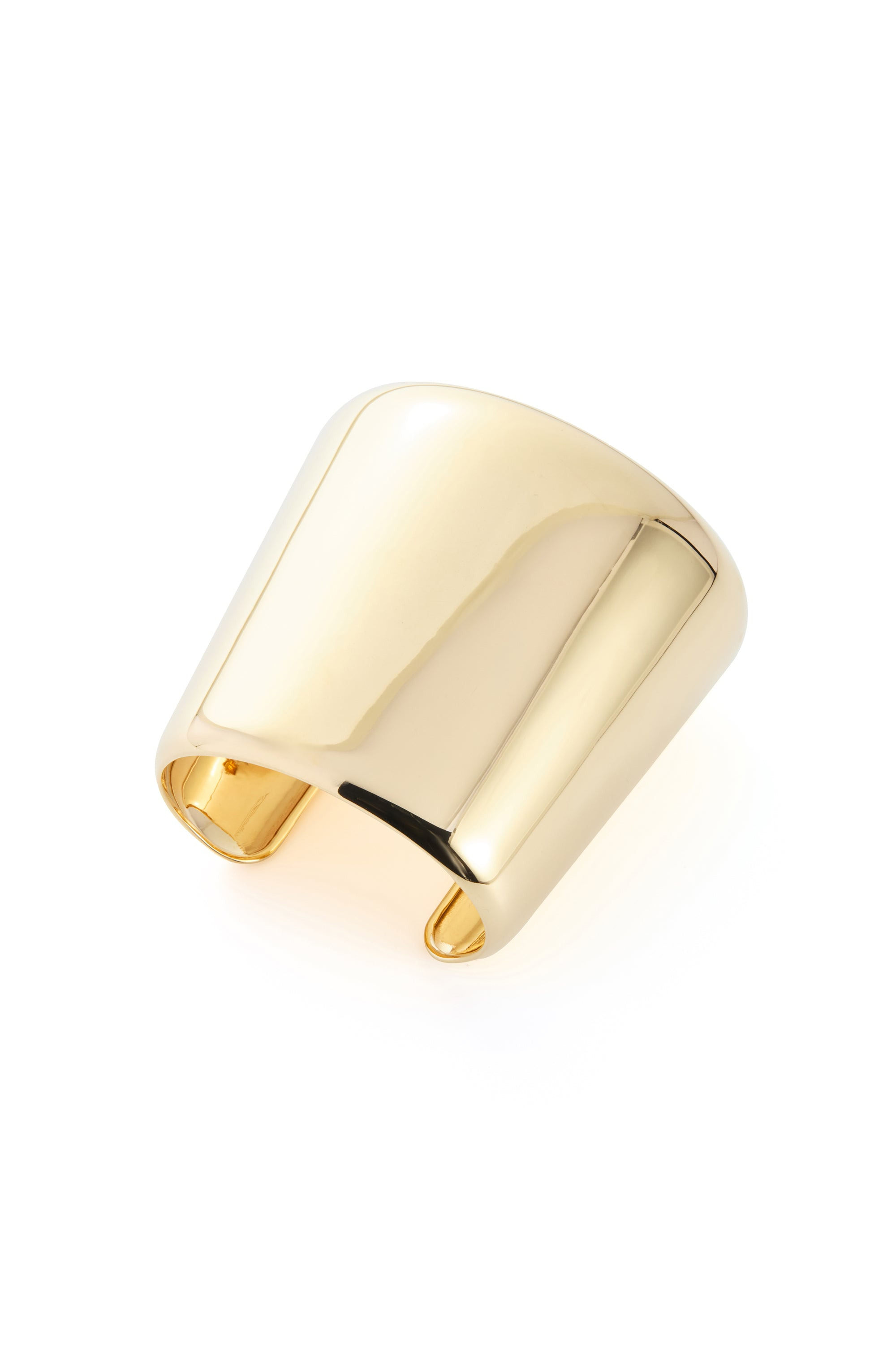 Long Cuff Bracelet in 18K Yellow Gold - 3