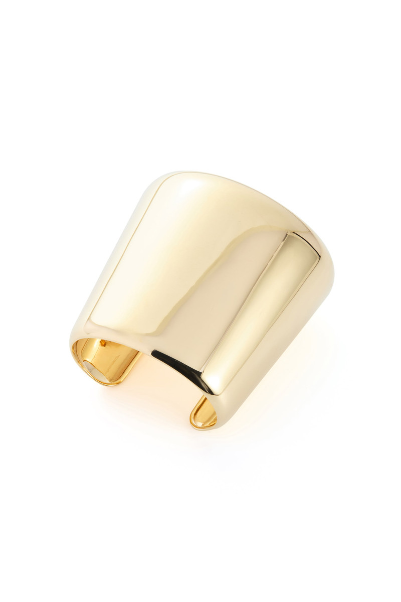 Long Cuff Bracelet in 18K Yellow Gold 3