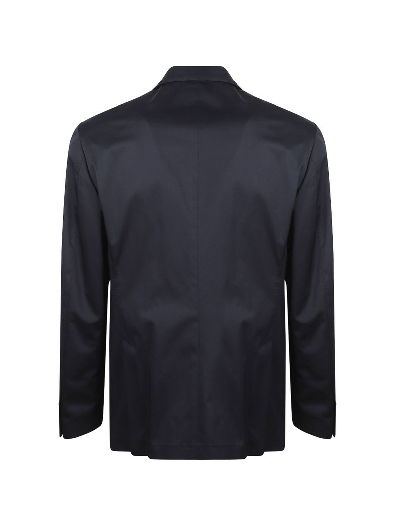 LARDINI flower-pin single-breasted suit outlook