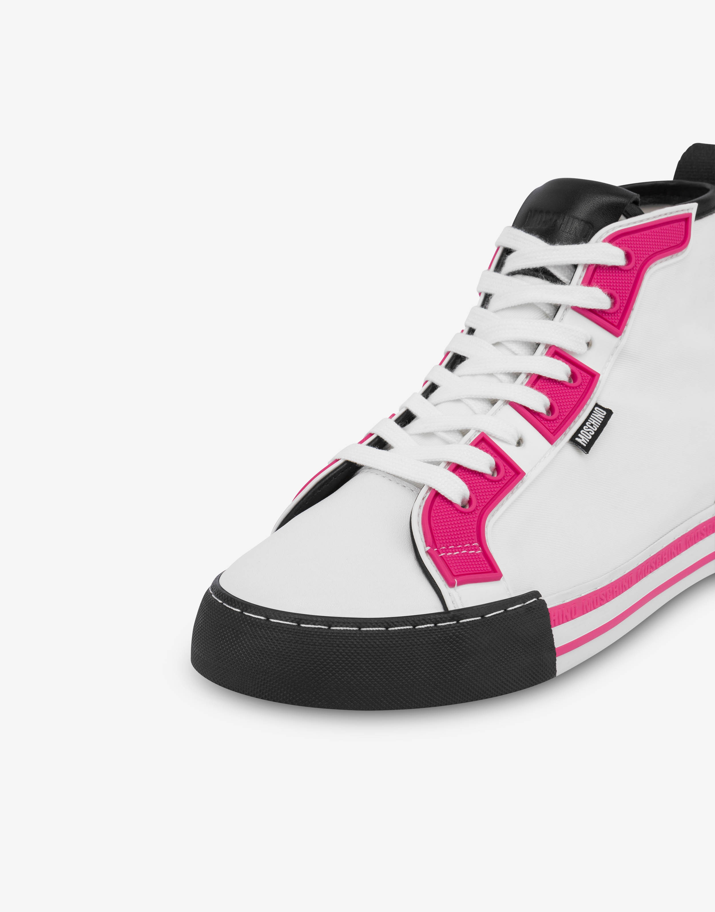 NYLON HIGH-TOP SNEAKERS - 4