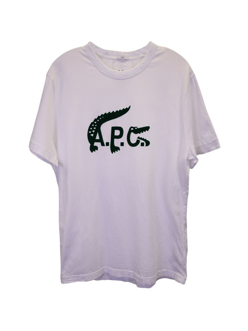 x Lacoste logo-print T-shirt 1