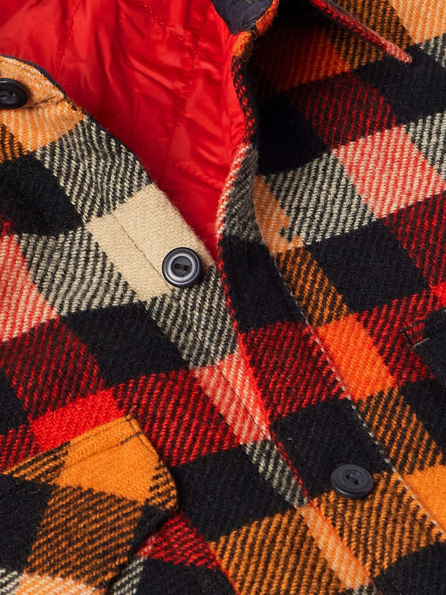 Ralph Lauren wool JK チェック　L RRL by Ralph Lauren Checked Wool Shirt Jacket | REVERSIBLE