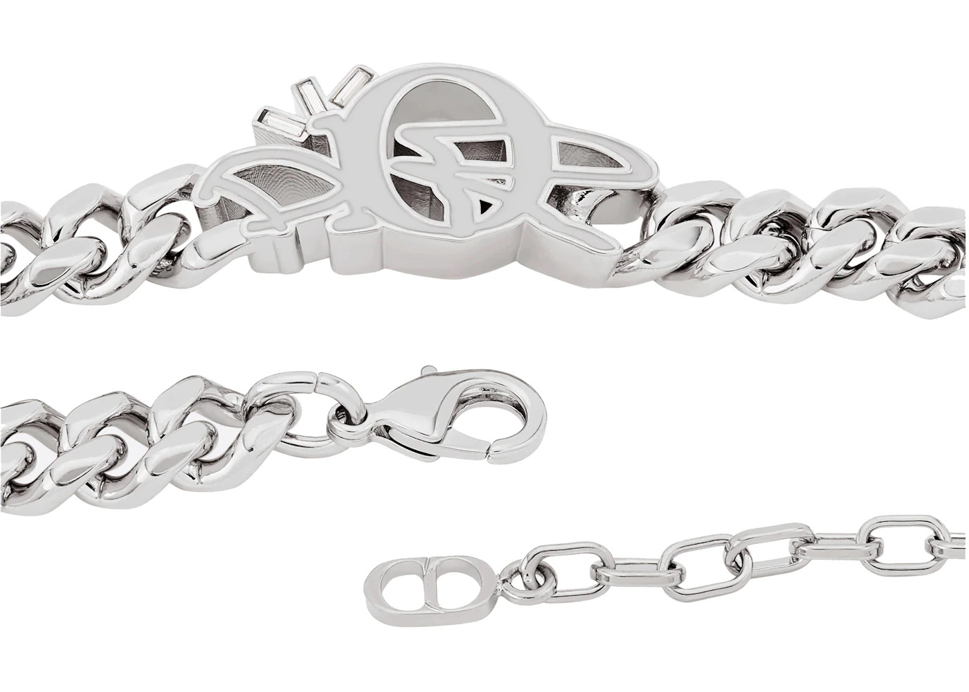 Dior x CACTUS JACK Chain Link Bracelet Silver - 2