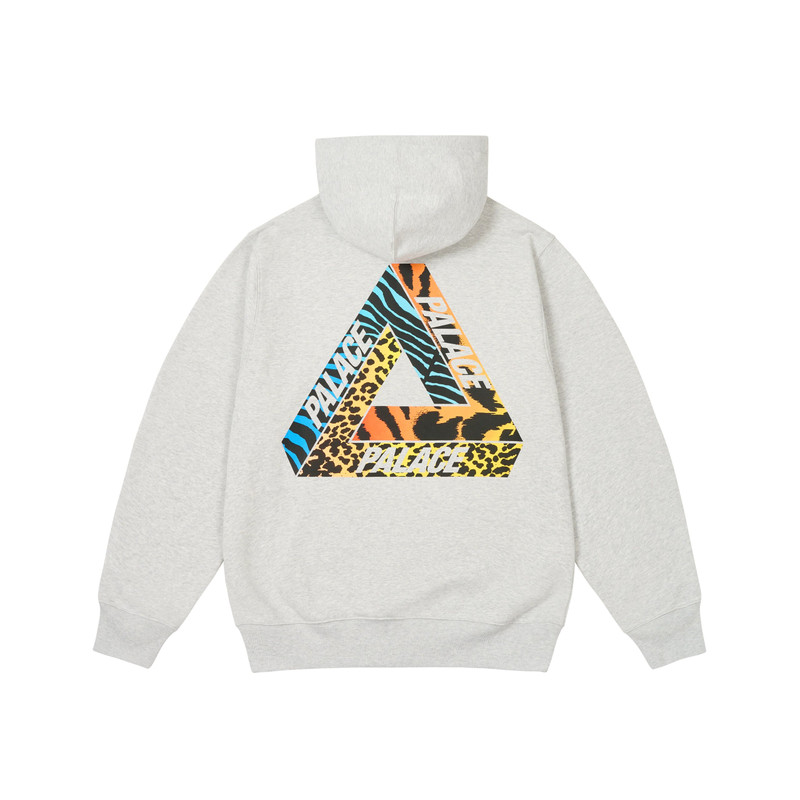 PALACE JUNGLE DREAM HOOD GREY MARL outlook
