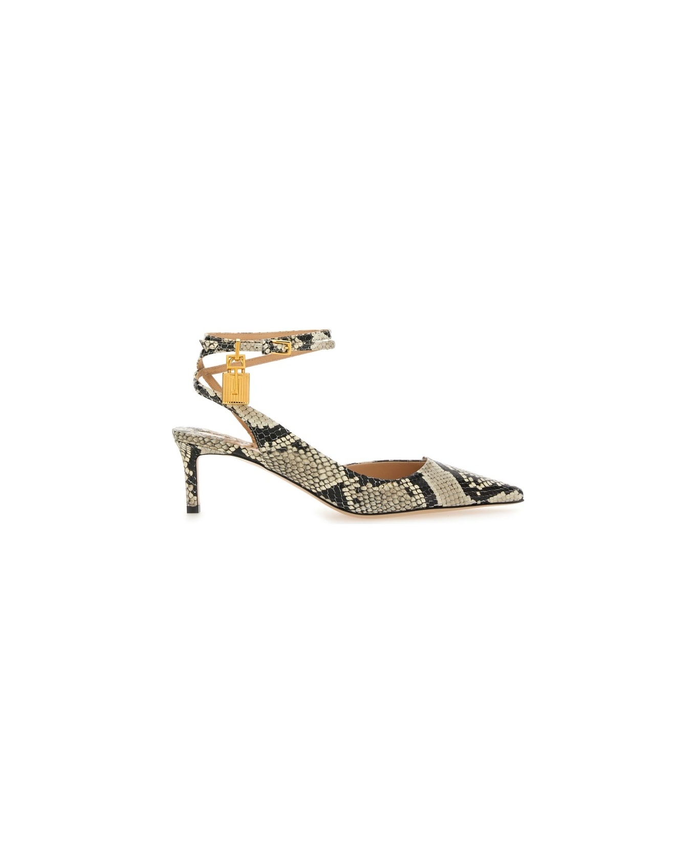 Sandal Slingback Python - 1