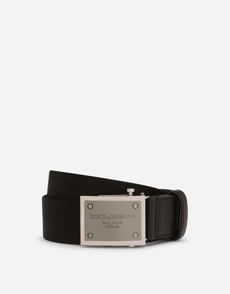 Tape belt with branded tag - 1