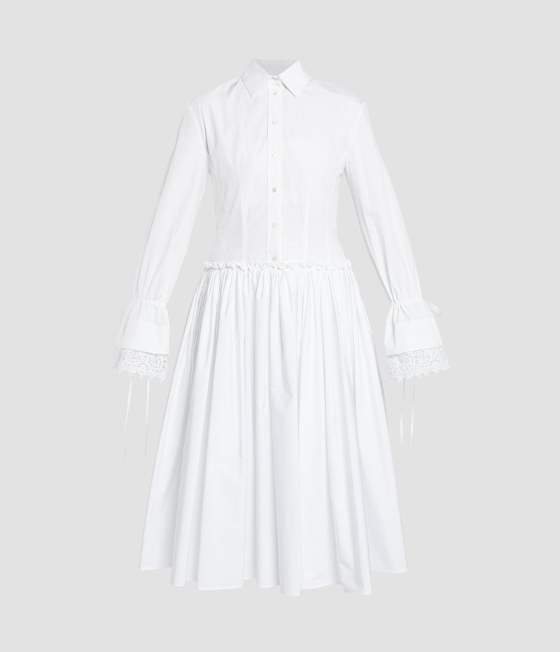 COTTON POPLIN SHIRT DRESS 1