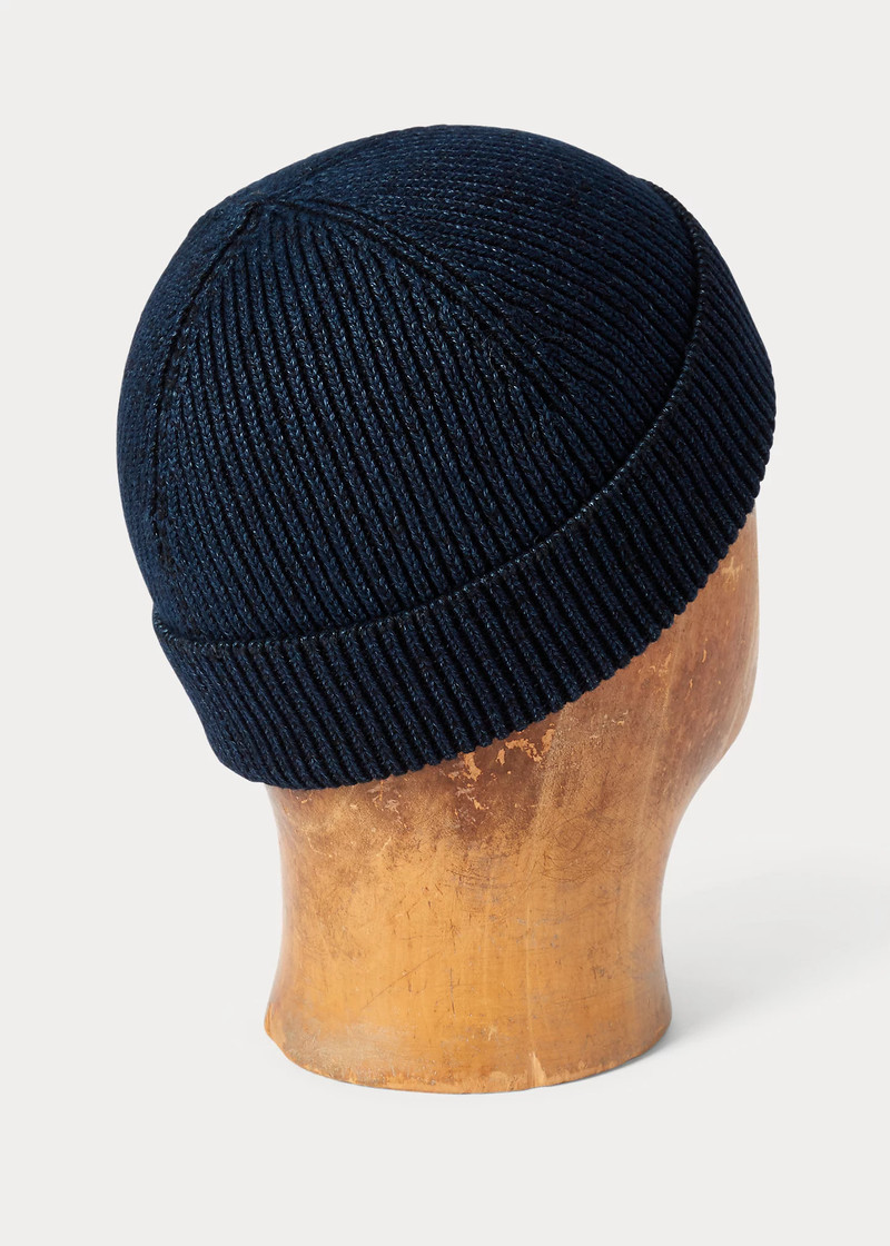 RRL by Ralph Lauren Indigo-Dyed Cotton Watch Cap outlook