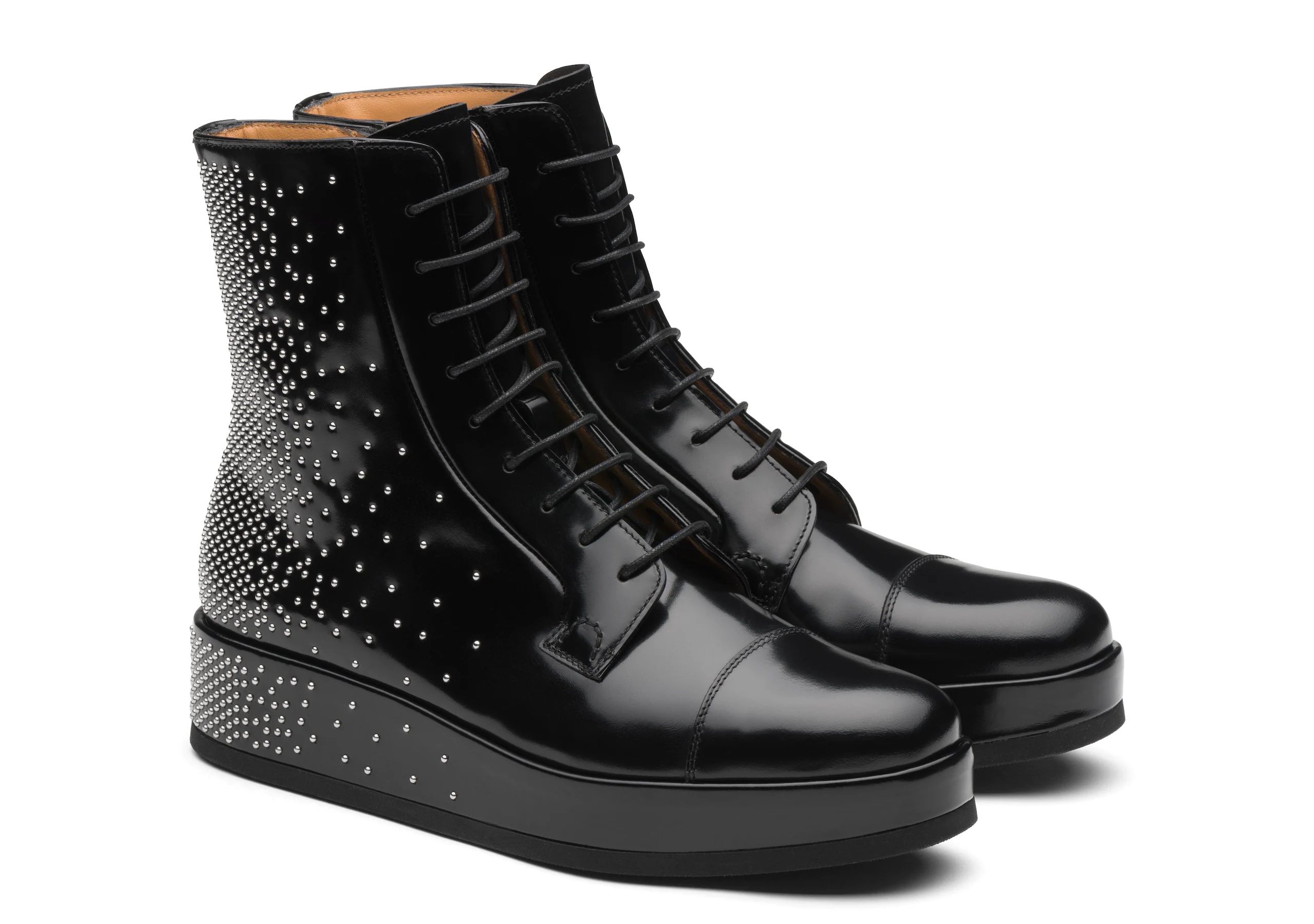 Alexandra k
Polished Binder Lace-up Boot Stud Black - 2