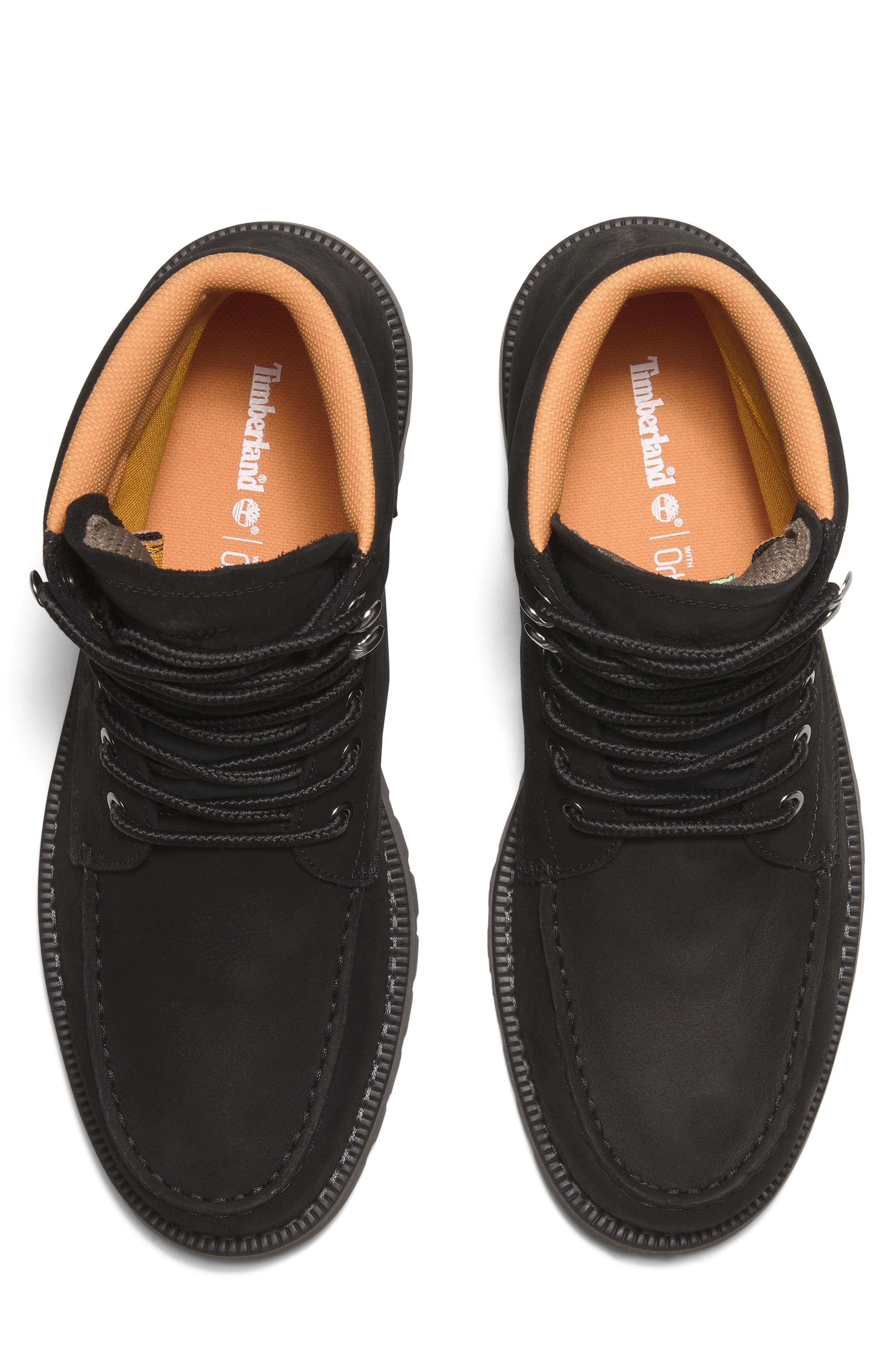 Timberland Redwood Falls Waterproof Lace-Up Boot in Black Nubuck at Nordstrom - 4