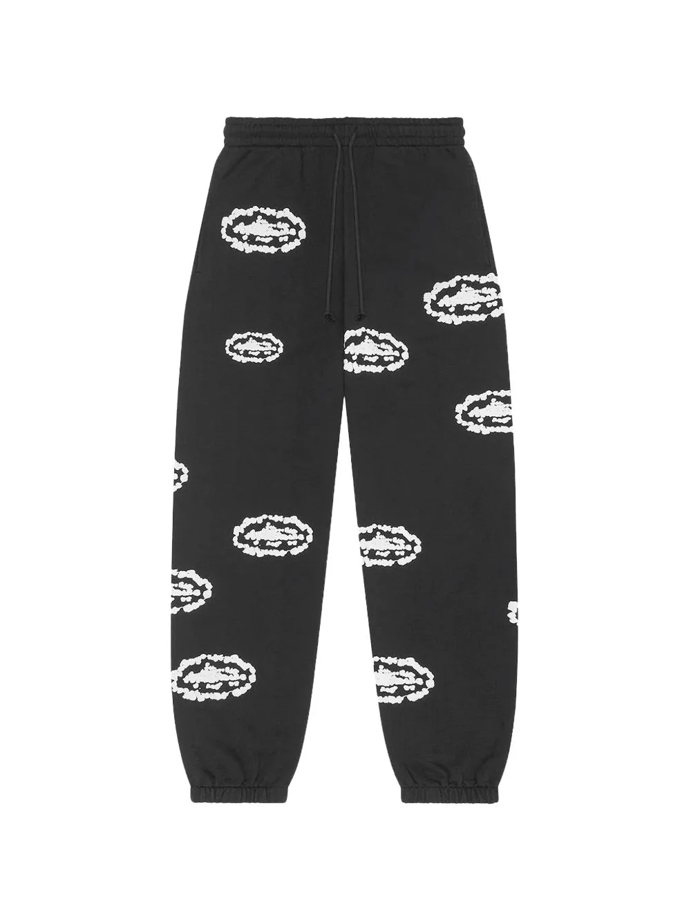 wreath-print track pants - 1