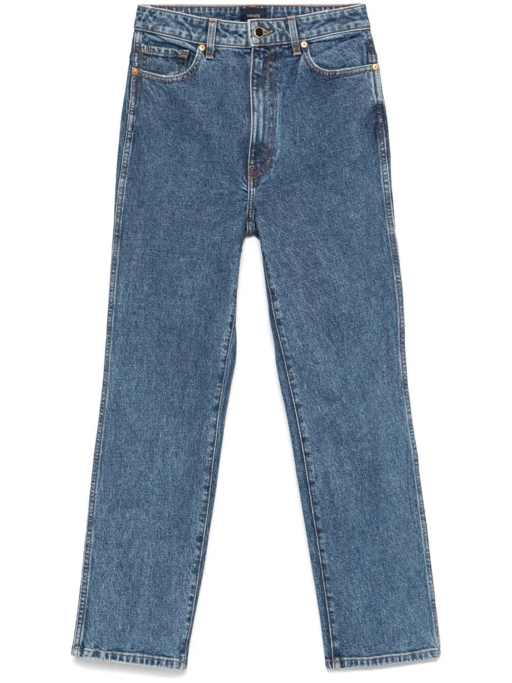 The ABIGAIL JEANS, a stunning piece from KHAITE, blends elegance with comfort in the denim category. - 1