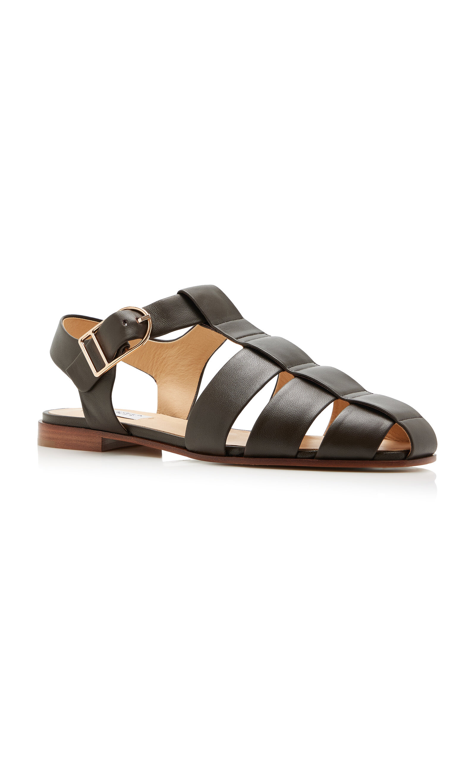 Lynn Leather Fisherman Sandals brown - 3