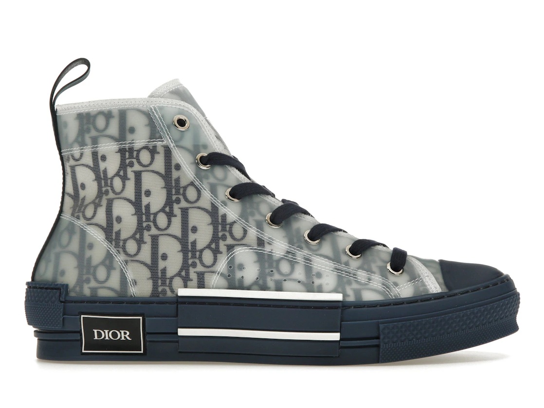 Dior B23 High Top Blue Oblique - 1