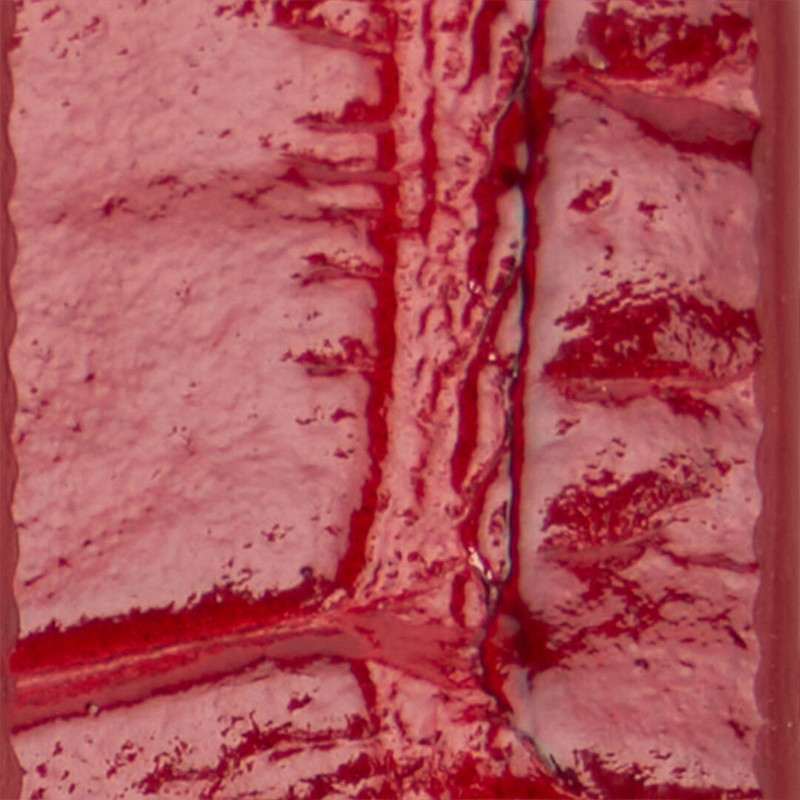 Eastern Red Belt with Serpent Head and Crystals 3