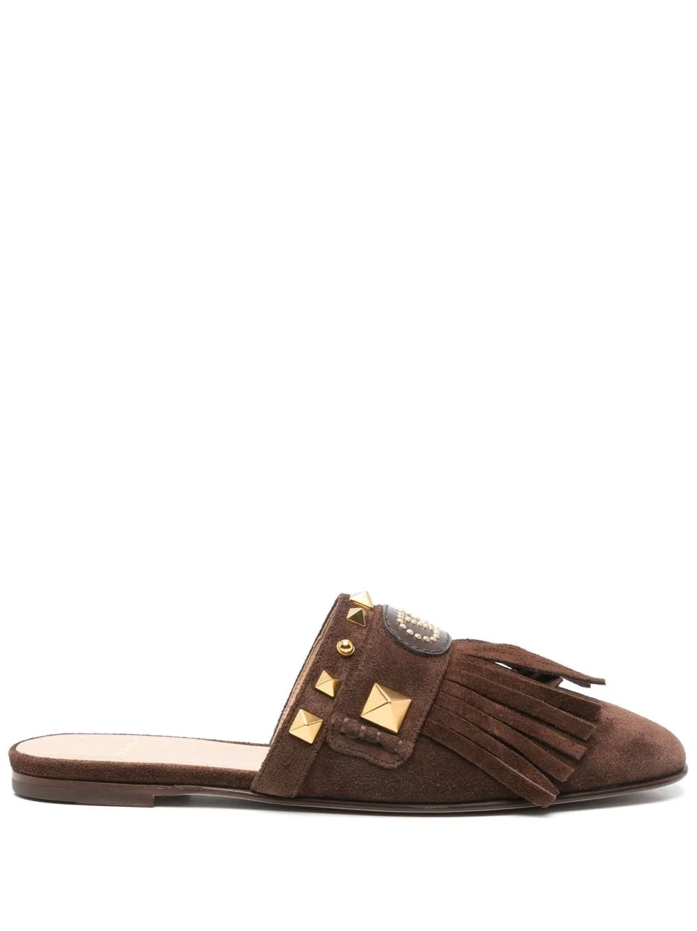 VLogo suede mules - 1