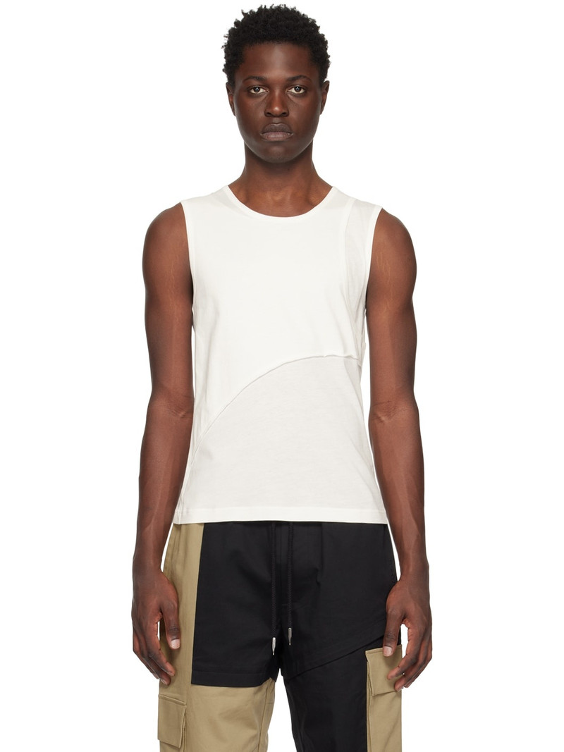 White Layered Tank Top 1