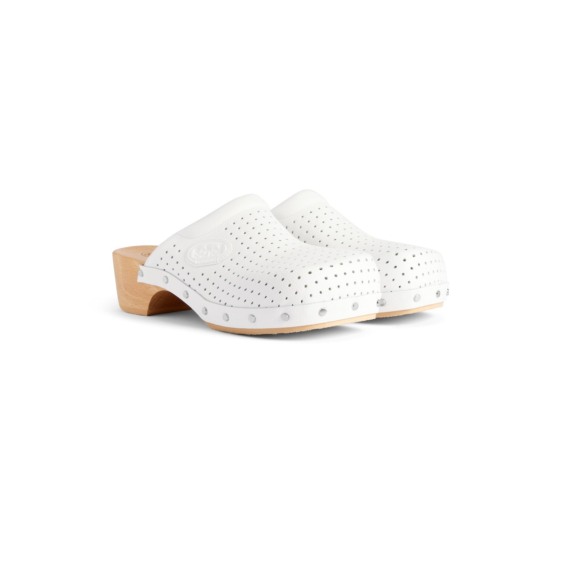 Women's Balenciaga I Scholl Clog Mule in White - 2