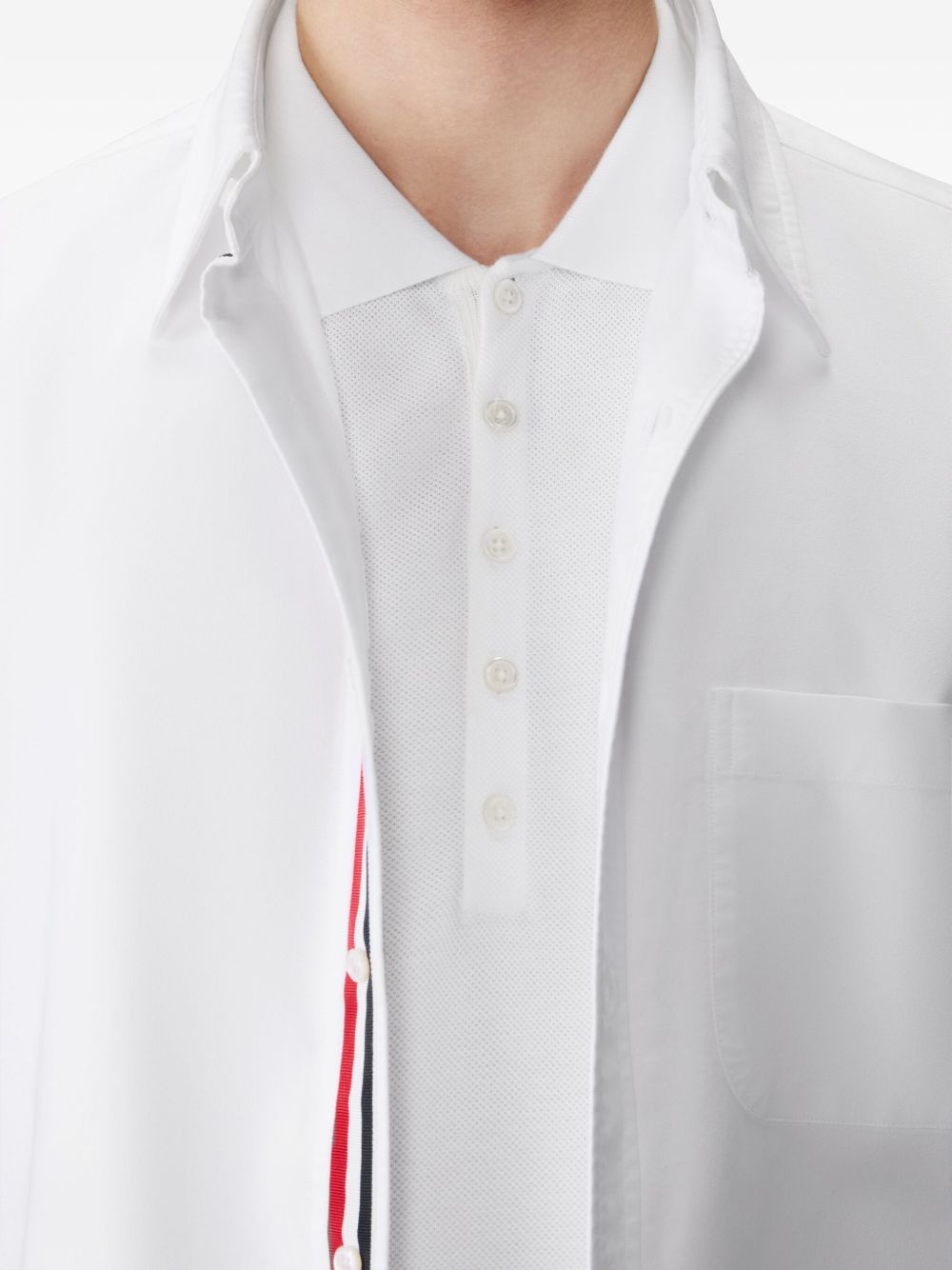 button-placket polo shirt - 5