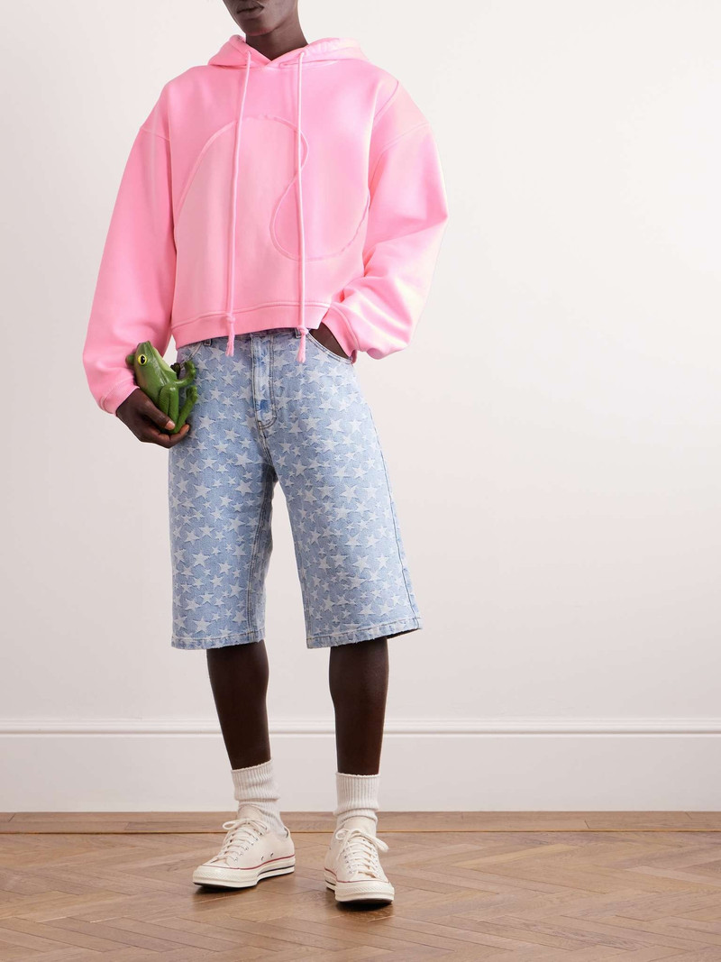 ERL Cotton-Blend Jersey Hoodie outlook