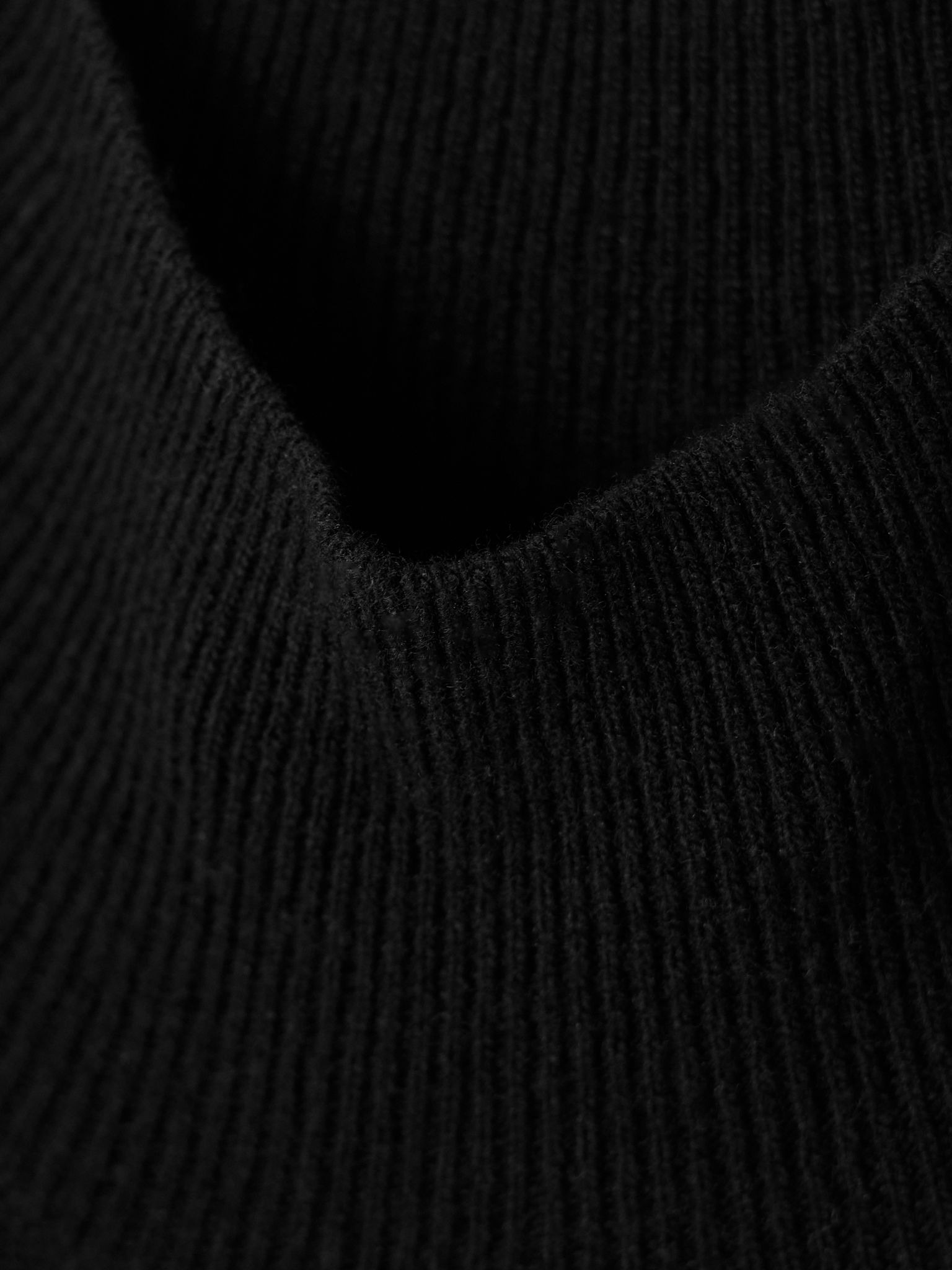 Hansen merino wool and cashmere-blend turtleneck tank Black - 4