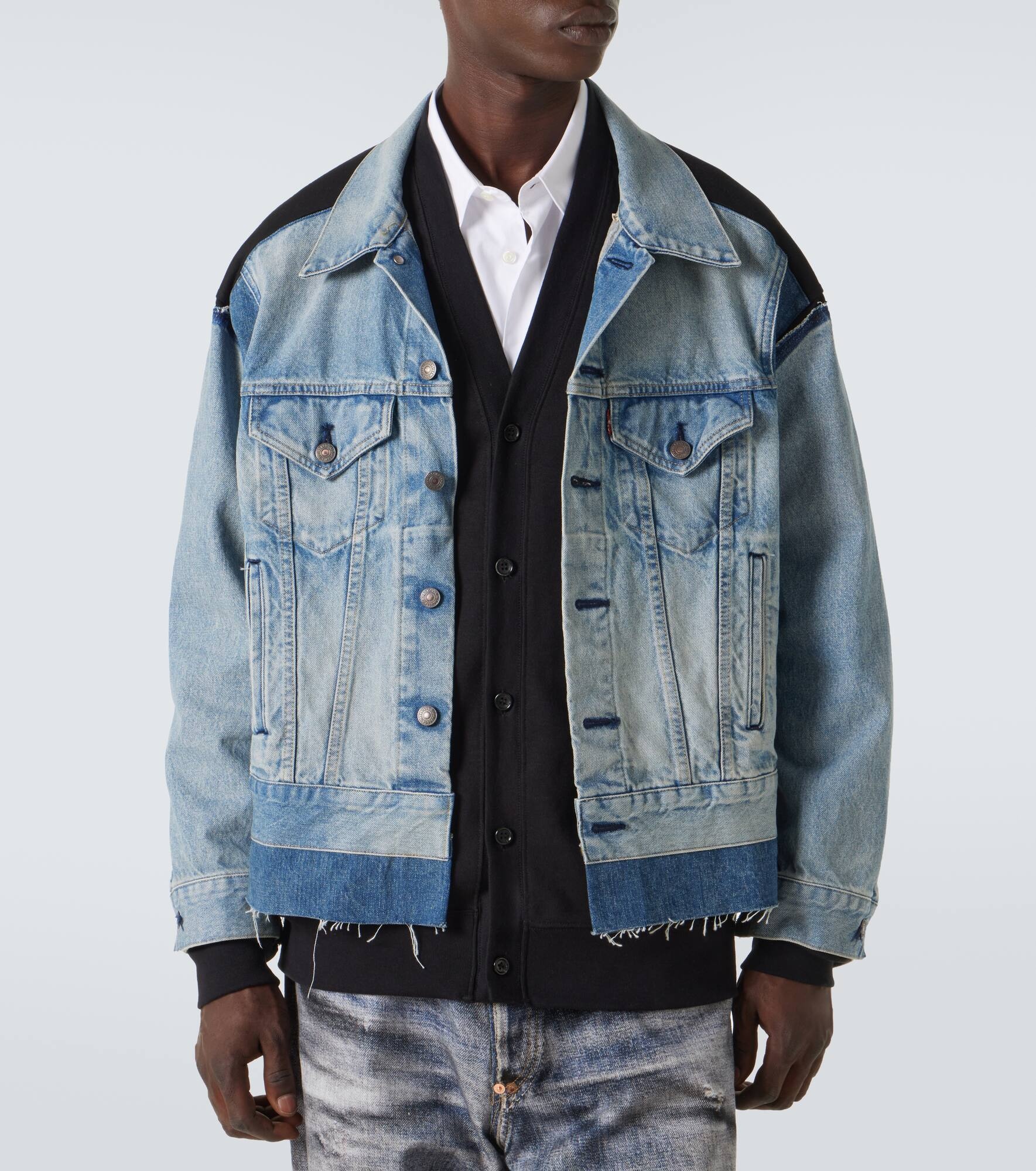 x Levi's® jersey and denim jacket - 3