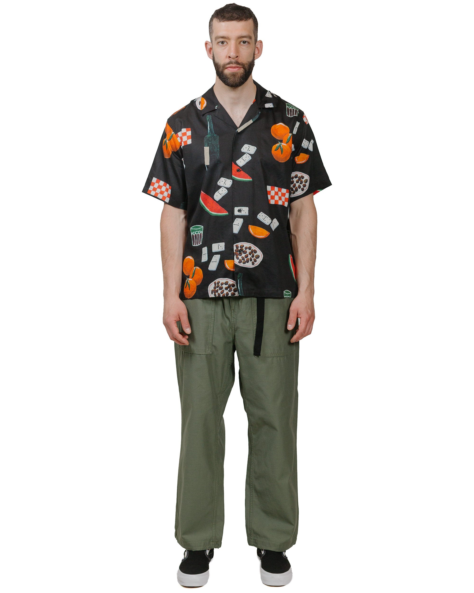Carhartt W.I.P. Isis Maria Dinner Print Shirt Black - 4