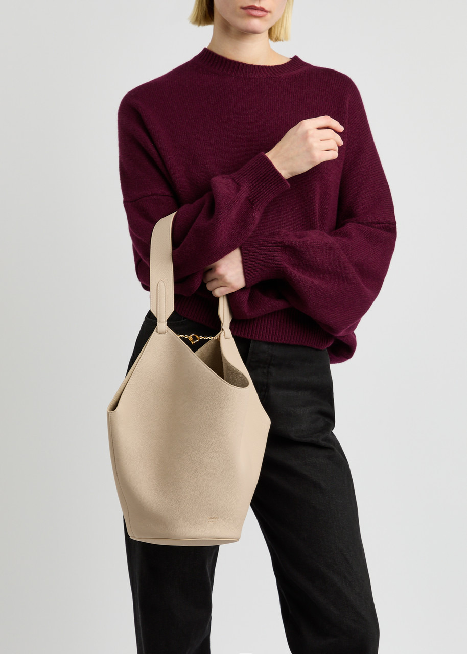 Khaite Lotus Small Leather Tote - 5