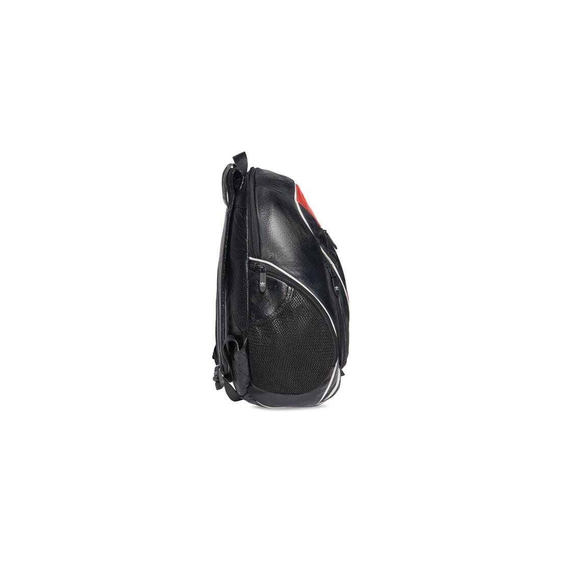 Men's Balenciaga / Adidas Small Backpack  in Black - 3