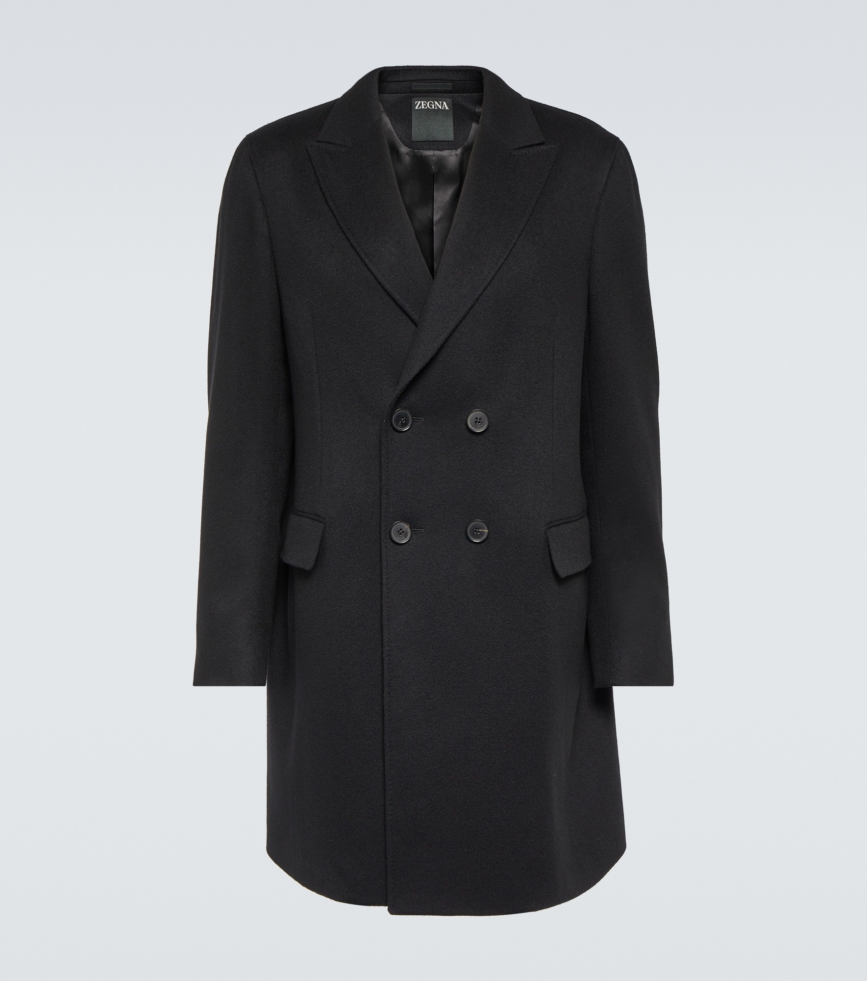 Wool and cashmere-blend coat - 1