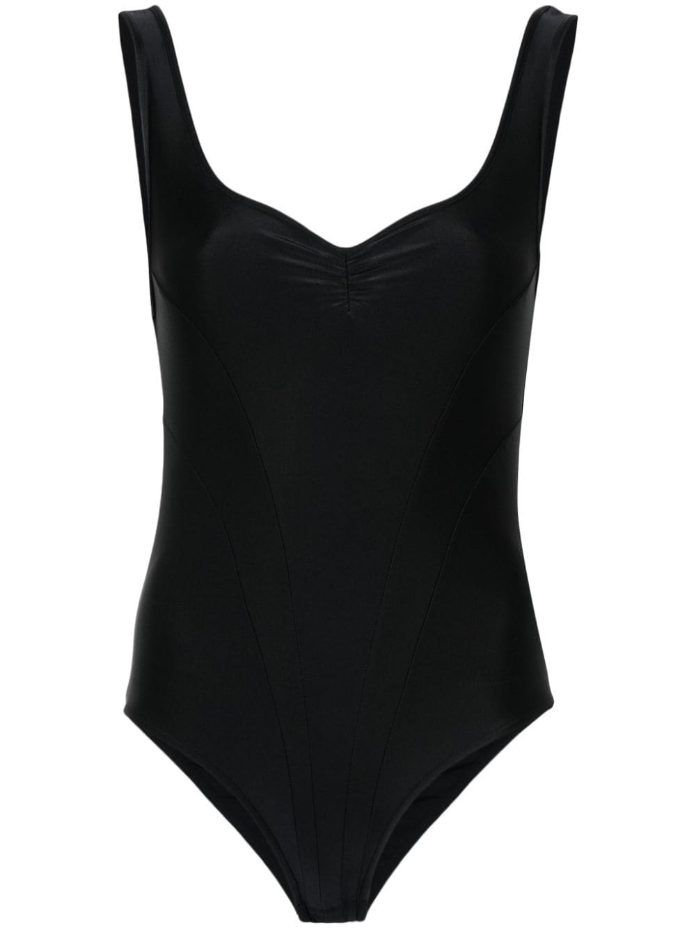 logo-embroidered bodysuit - 1