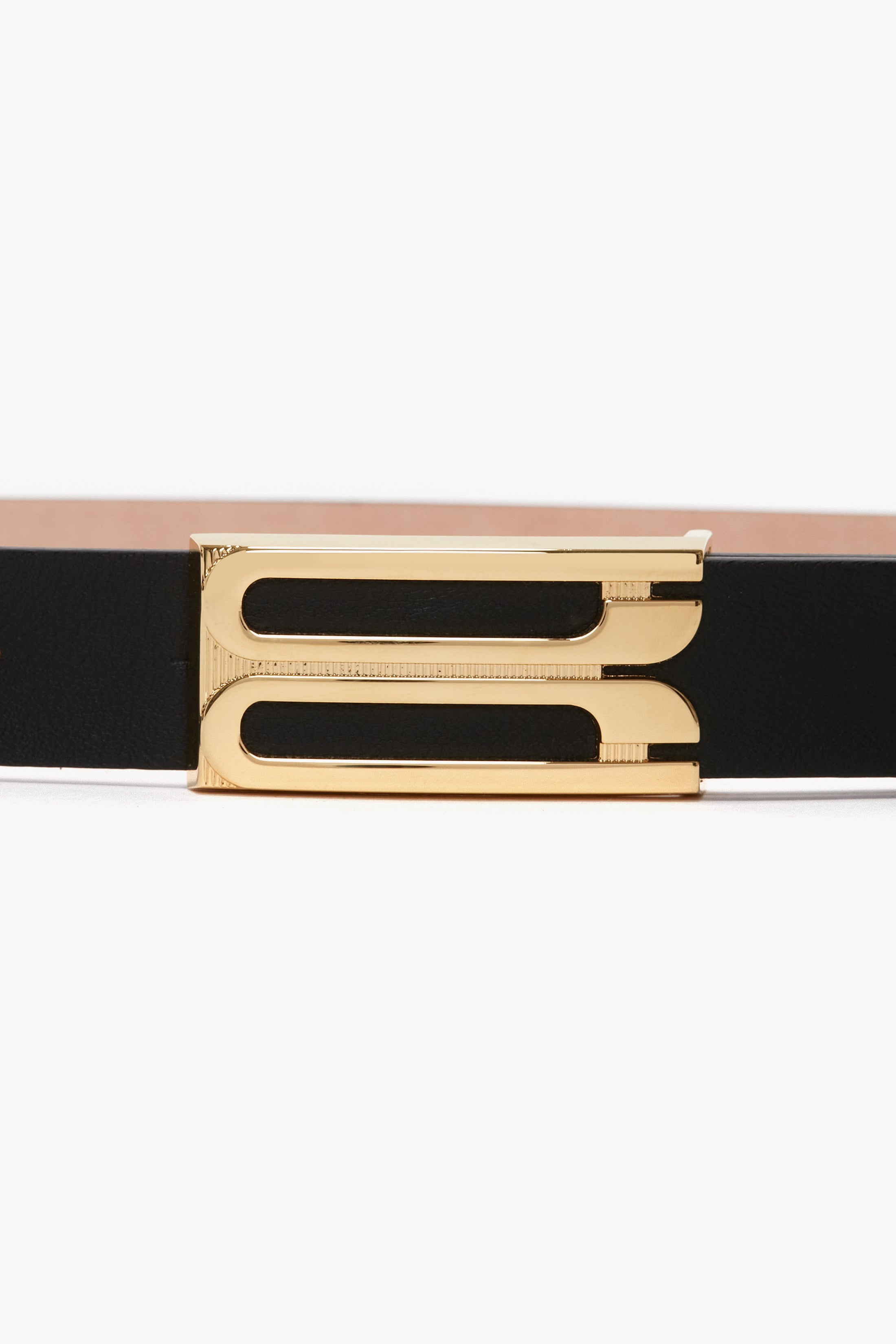 Frame Belt In Black Leather - 3