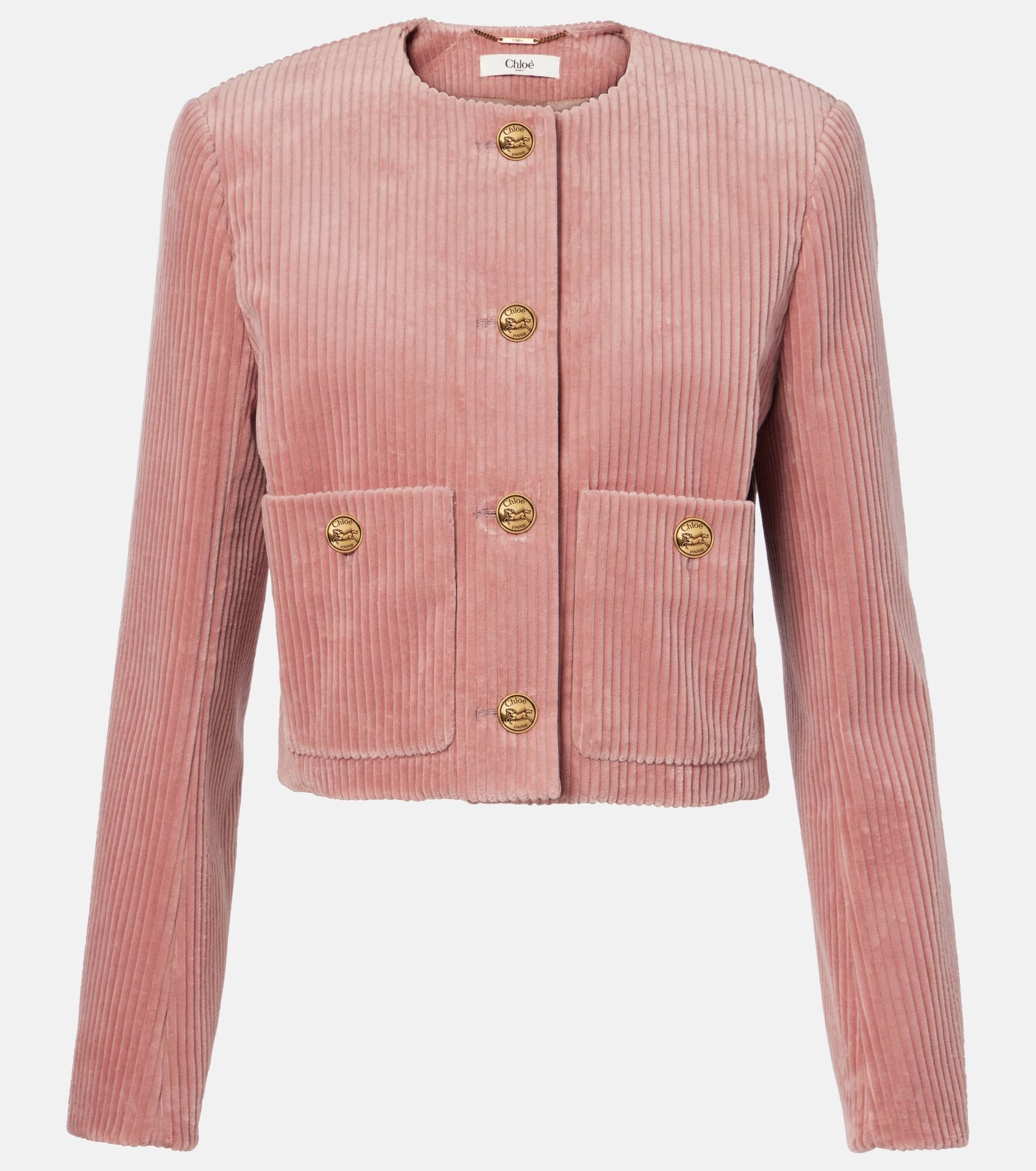 Cotton velvet corduroy jacket - 1