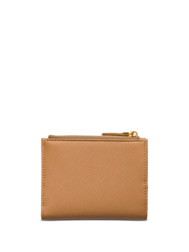 Prada small Saffiano leather wallet outlook