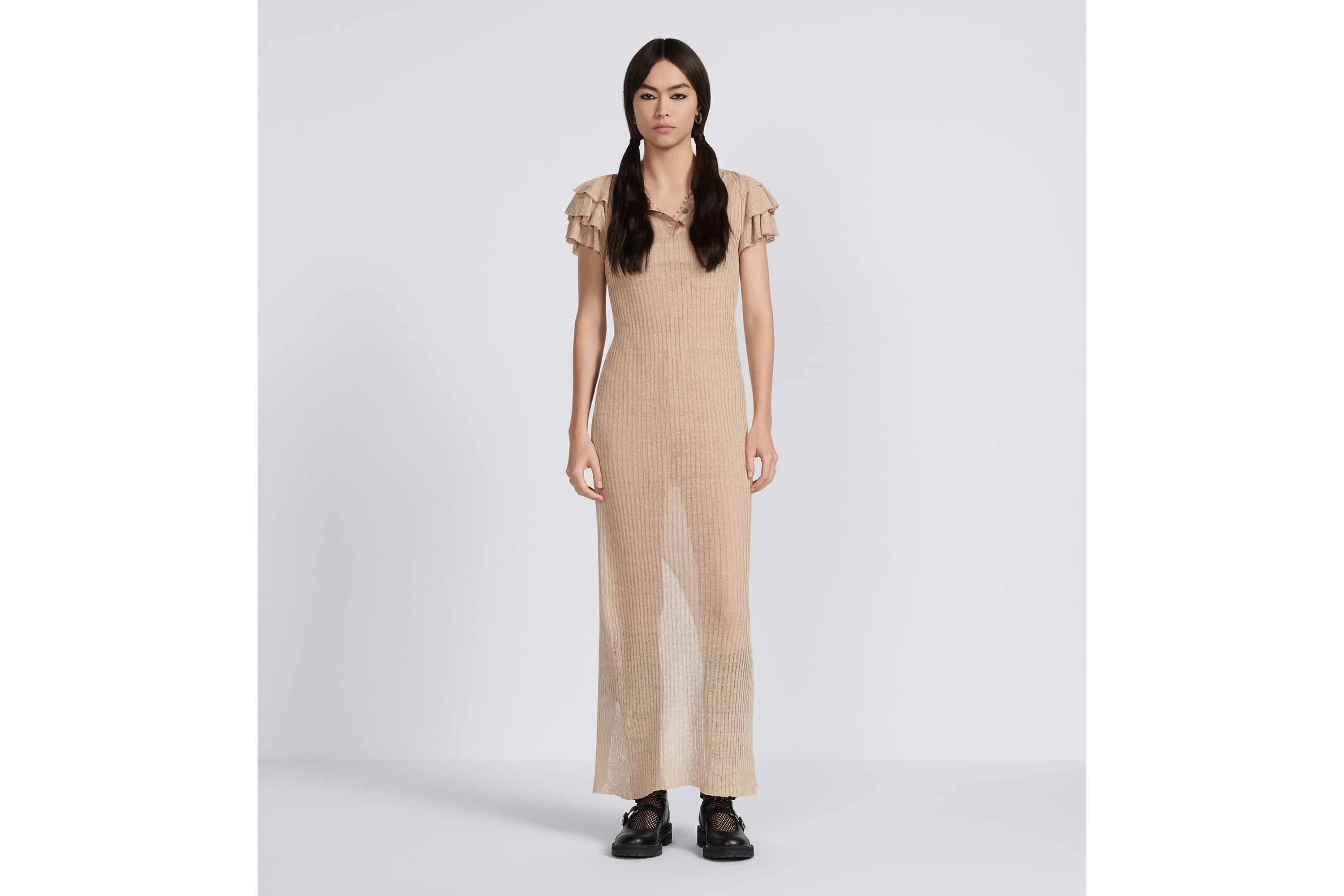 Long Dress with Ruffles - 4