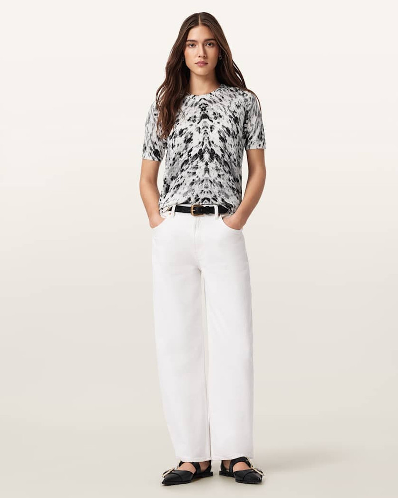ANOUK SNAKE PRINT MERINO WOOL T-SHIRT 4