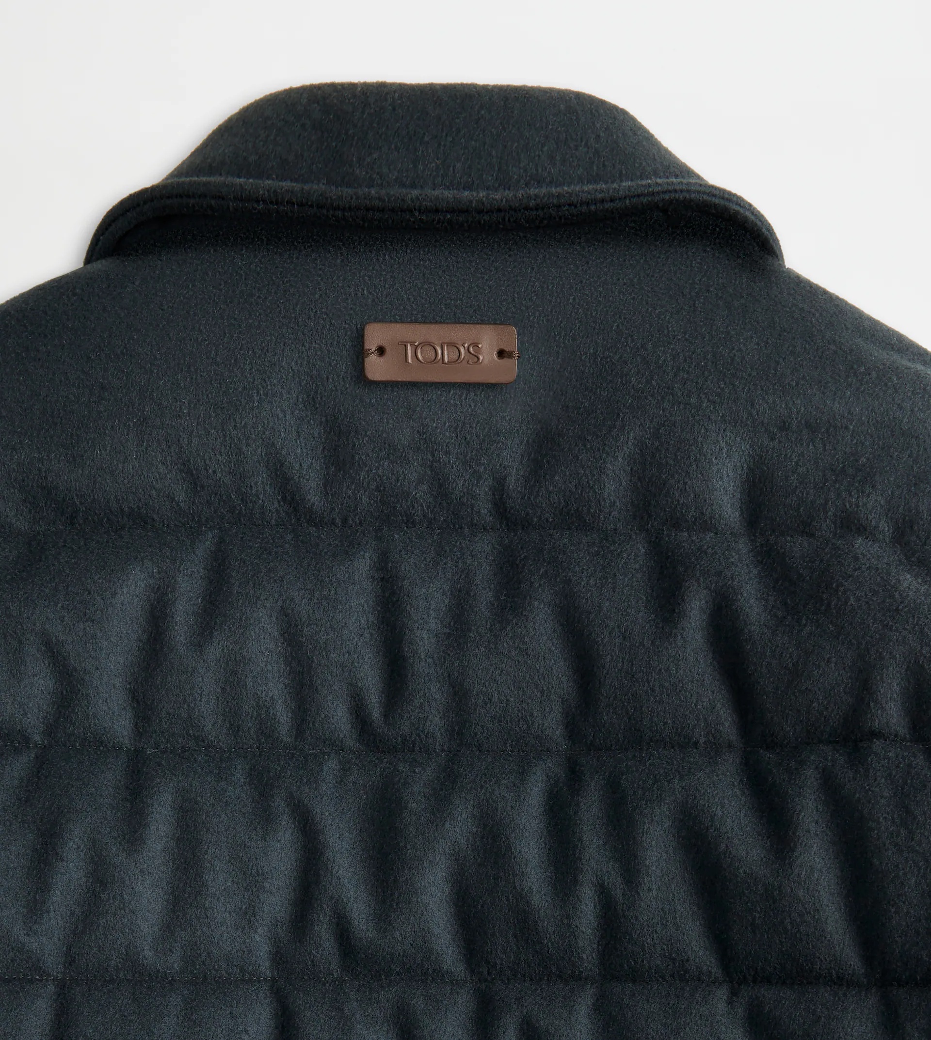 QUILTED SHIRT JACKET IN T15 WOOL DRAP - GREY - 2